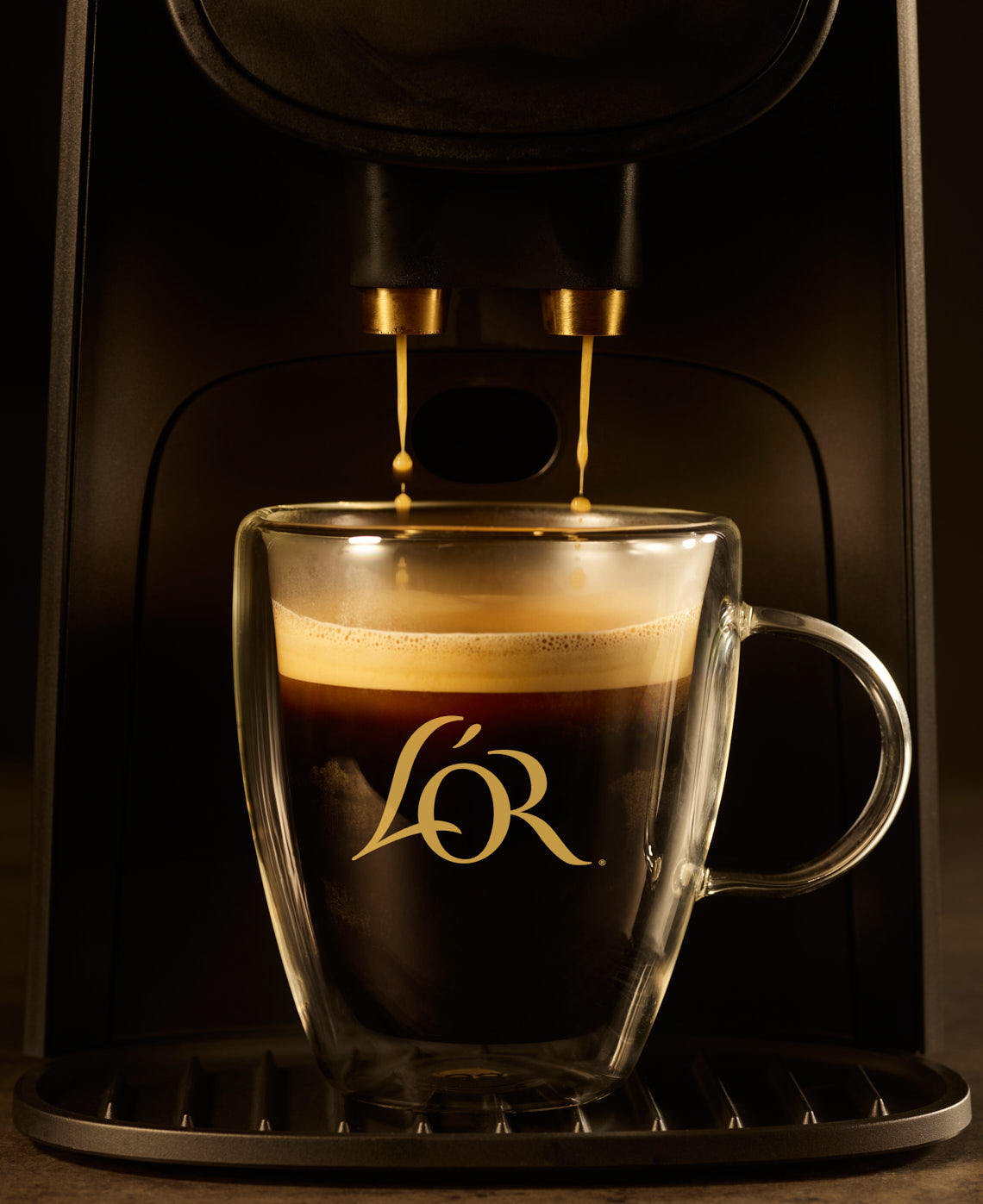 LOR coffee maker home cappuccino crema